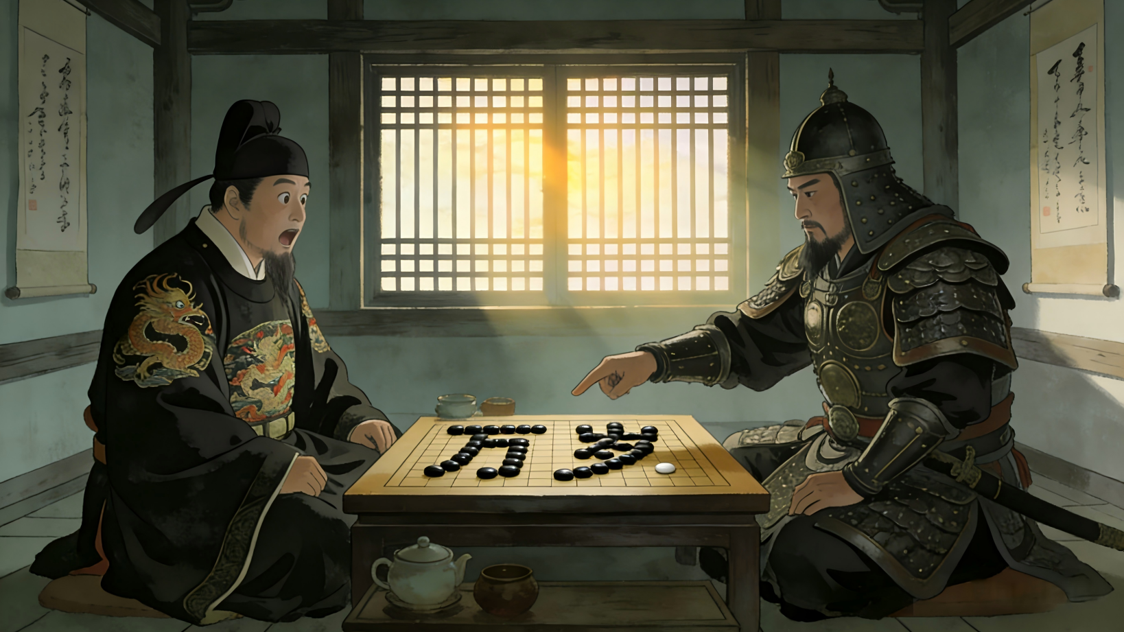 朱元璋与徐达的棋局